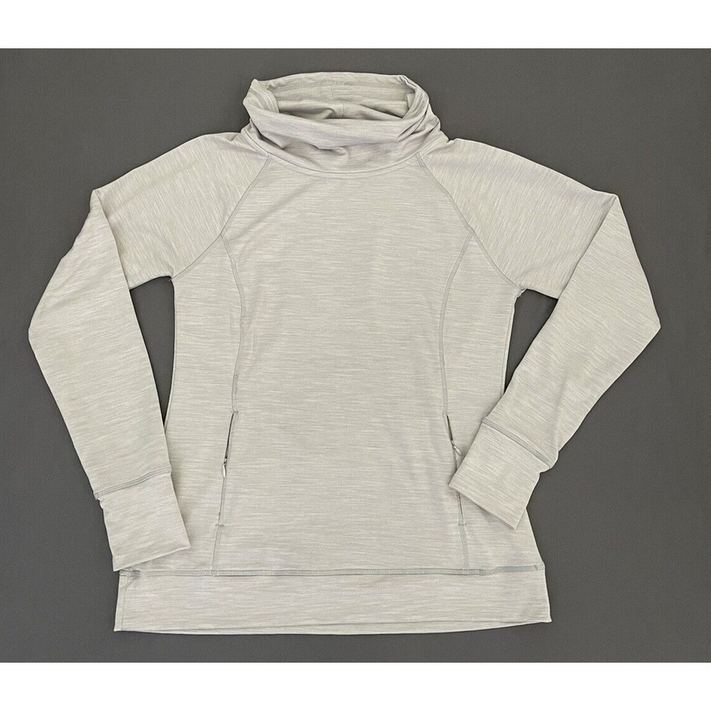 Kyodan Outdoor Workout Gray Cowl Neck Sweater Women's Size Large With Pockets
